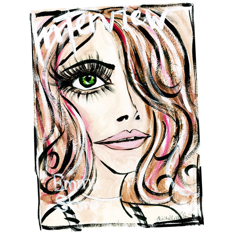 305 Emma Stone on Interview Mag Cover May 2015