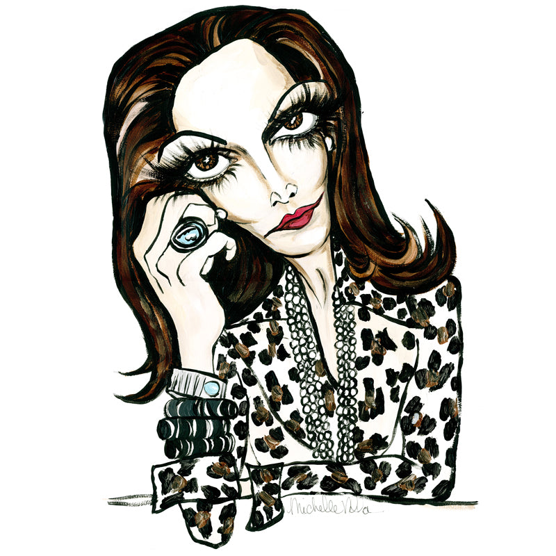 345 DVF in Pearls & Print