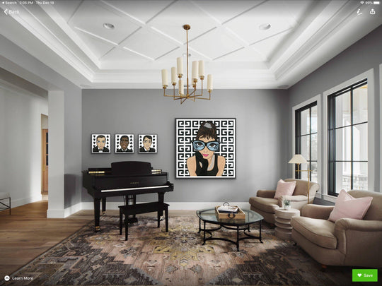 Audrey Hepburn in Givenchy, Limited Edition Print - MICHELLE VELLA