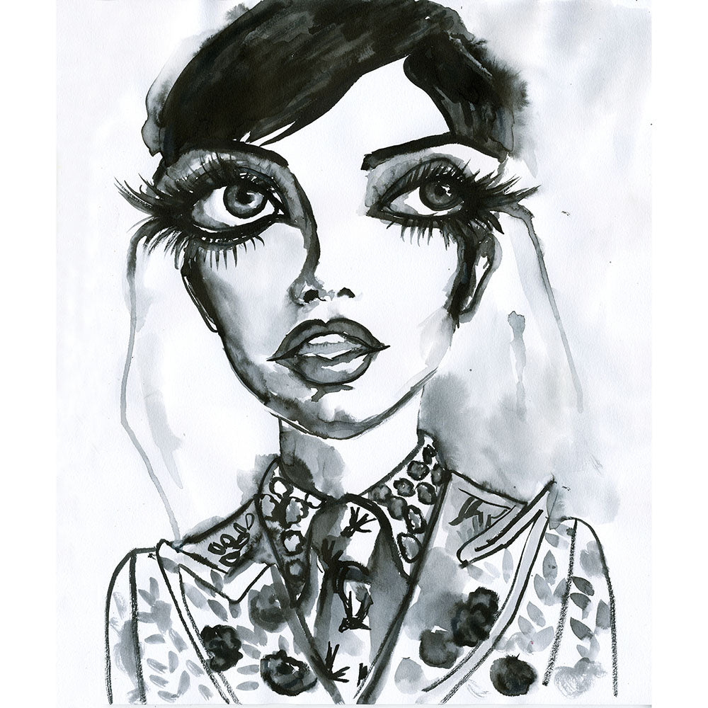 403 Wmag Editorial for Gucci Suit