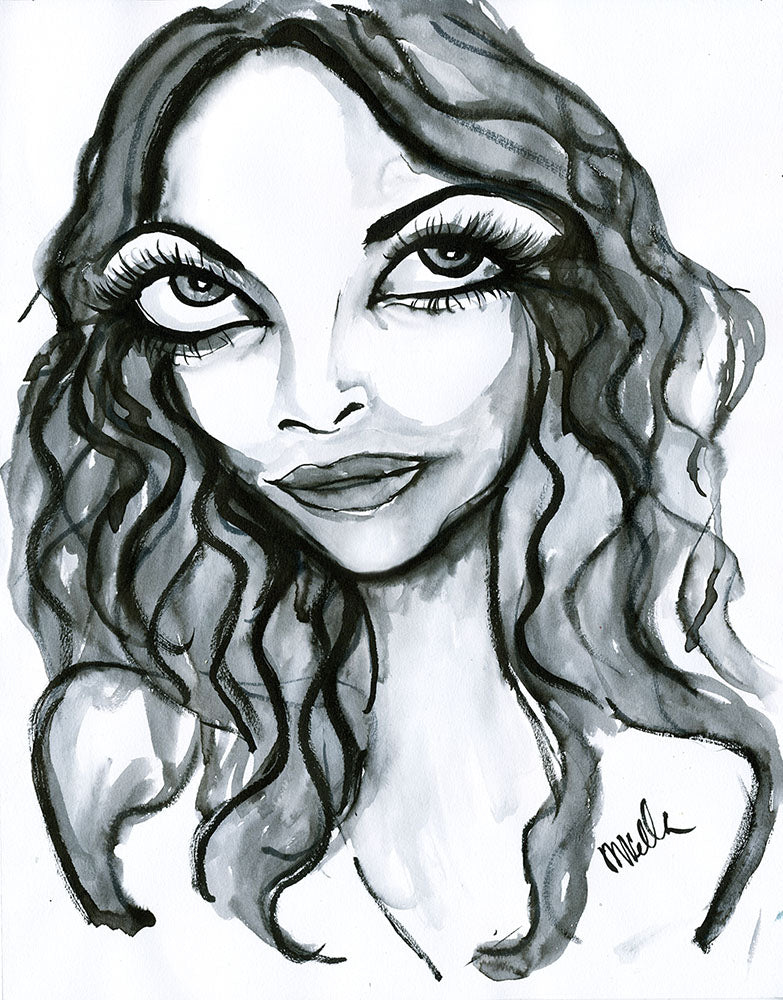 422 Rosario Dawson Sketch 1