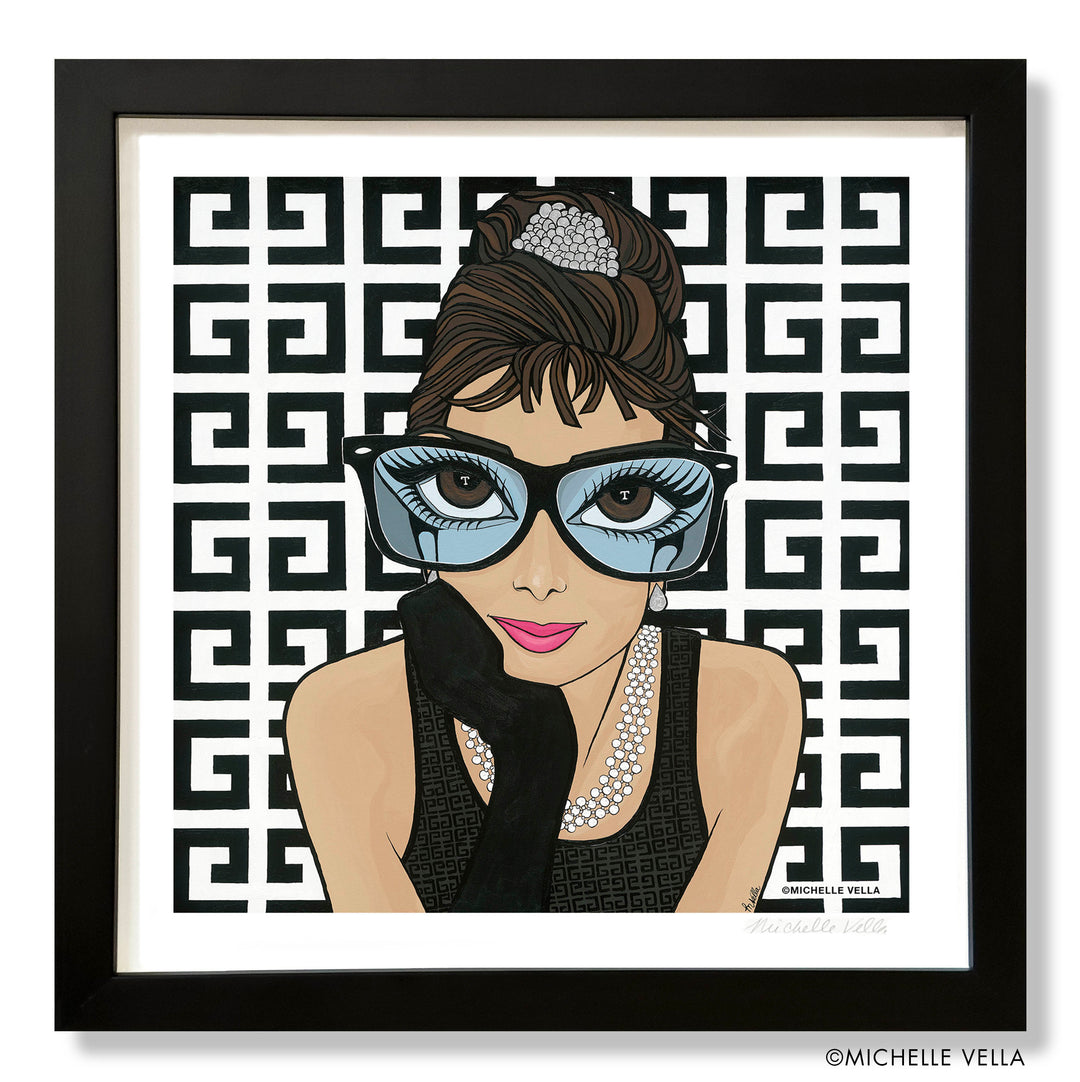 Lady in Black and White, Limited Edition Print