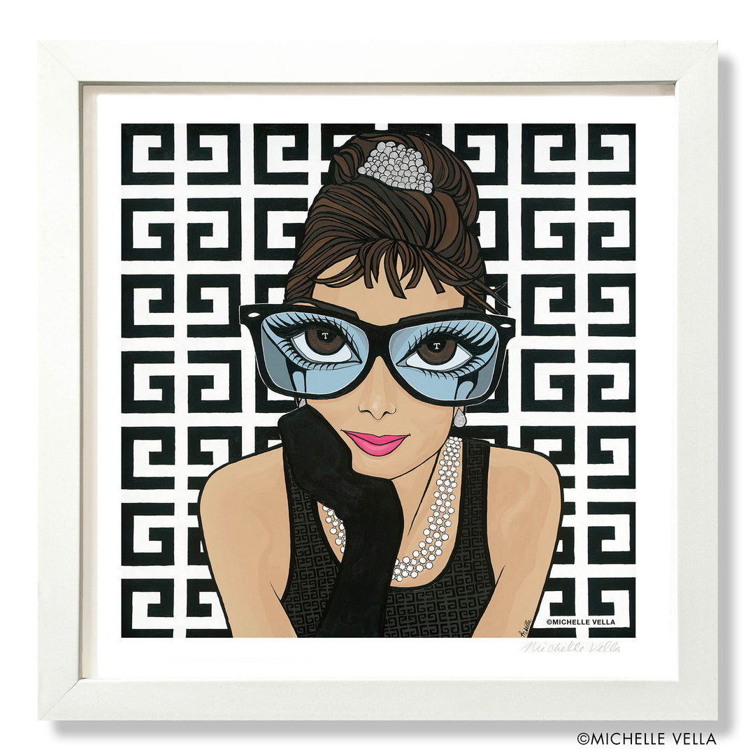 Lady in Black and White, Limited Edition Print