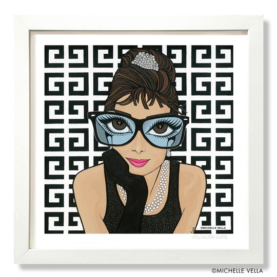 Lady in Black and White, Limited Edition Print