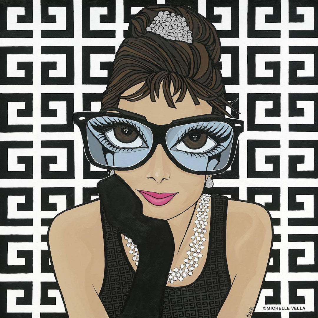 Audrey Hepburn in Givenchy, Limited Edition Print - MICHELLE VELLA
