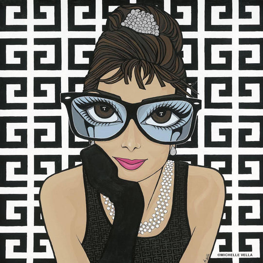 Audrey Hepburn in Givenchy, Limited Edition Print - MICHELLE VELLA