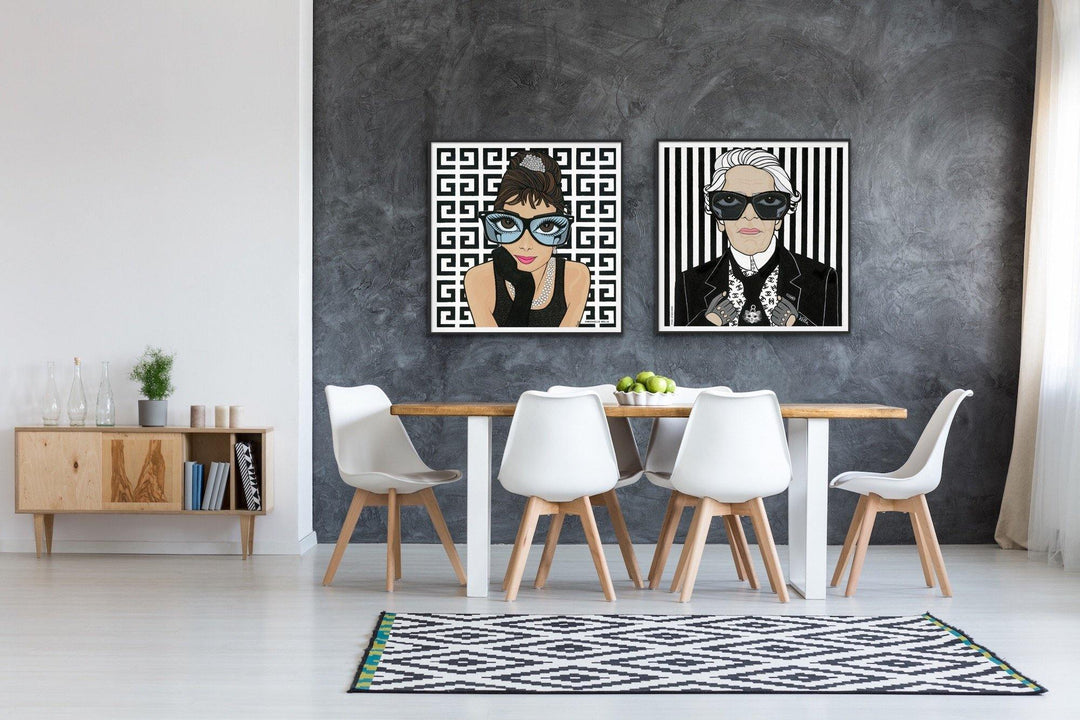 Audrey Hepburn in Givenchy, Limited Edition Print - MICHELLE VELLA