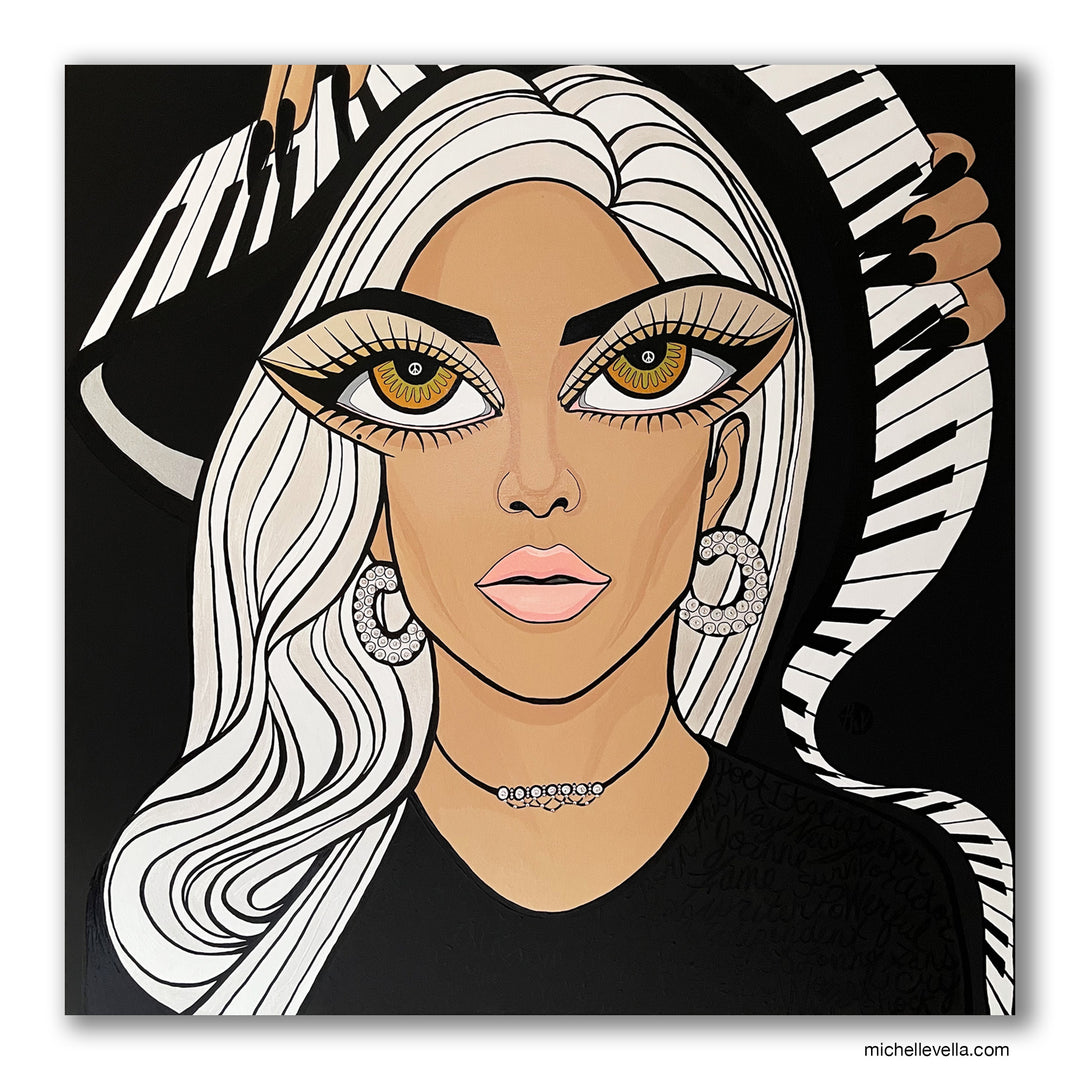 Lady Gaga, Original Painting