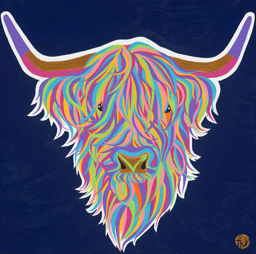 Gracie, Highland Cow Series, Limited Edition Print - MICHELLE VELLA
