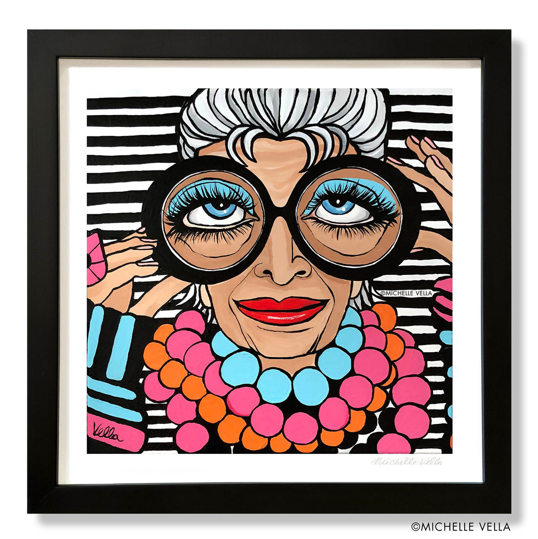 Iris in Stripes, Limited Edition Print