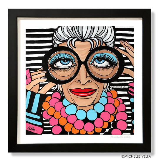 Iris in Stripes, Limited Edition Print