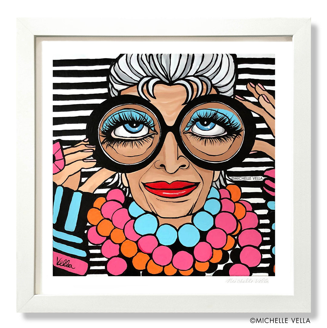 Iris in Stripes, Limited Edition Print