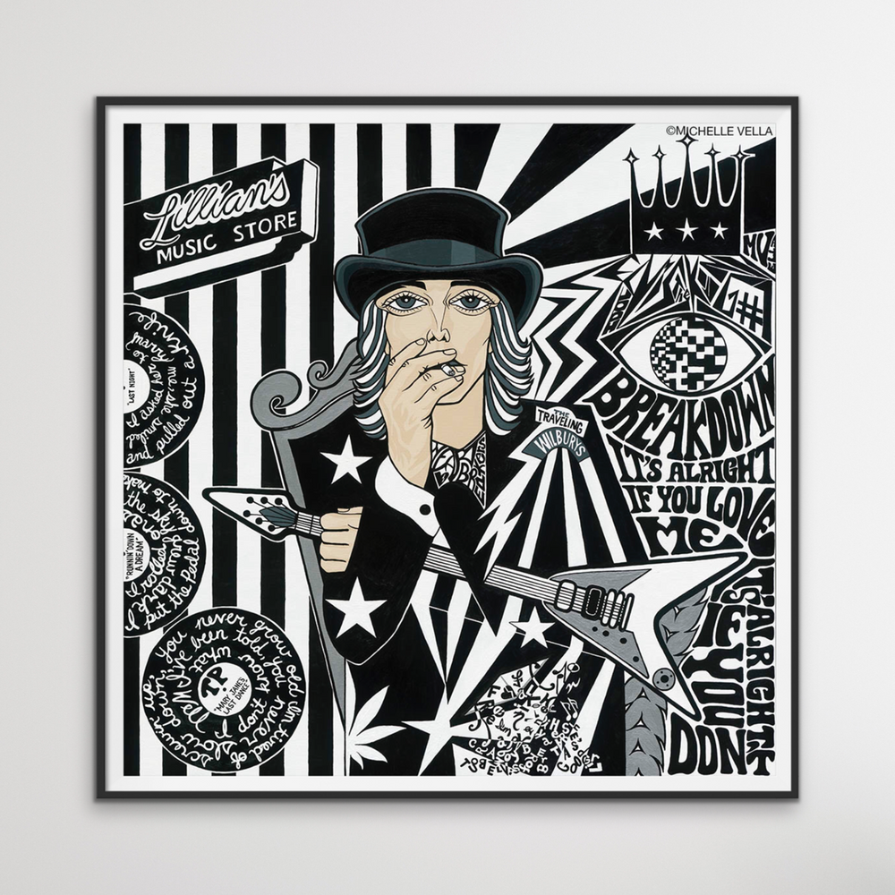Tom Petty painting