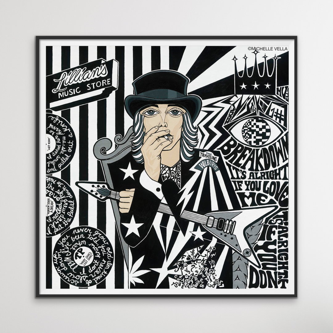Tom Petty painting