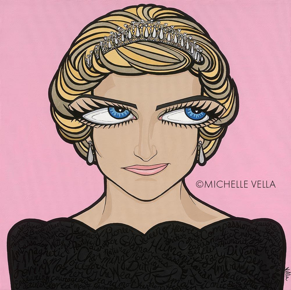 Princess Diana Limited Edition Print - MICHELLE VELLA