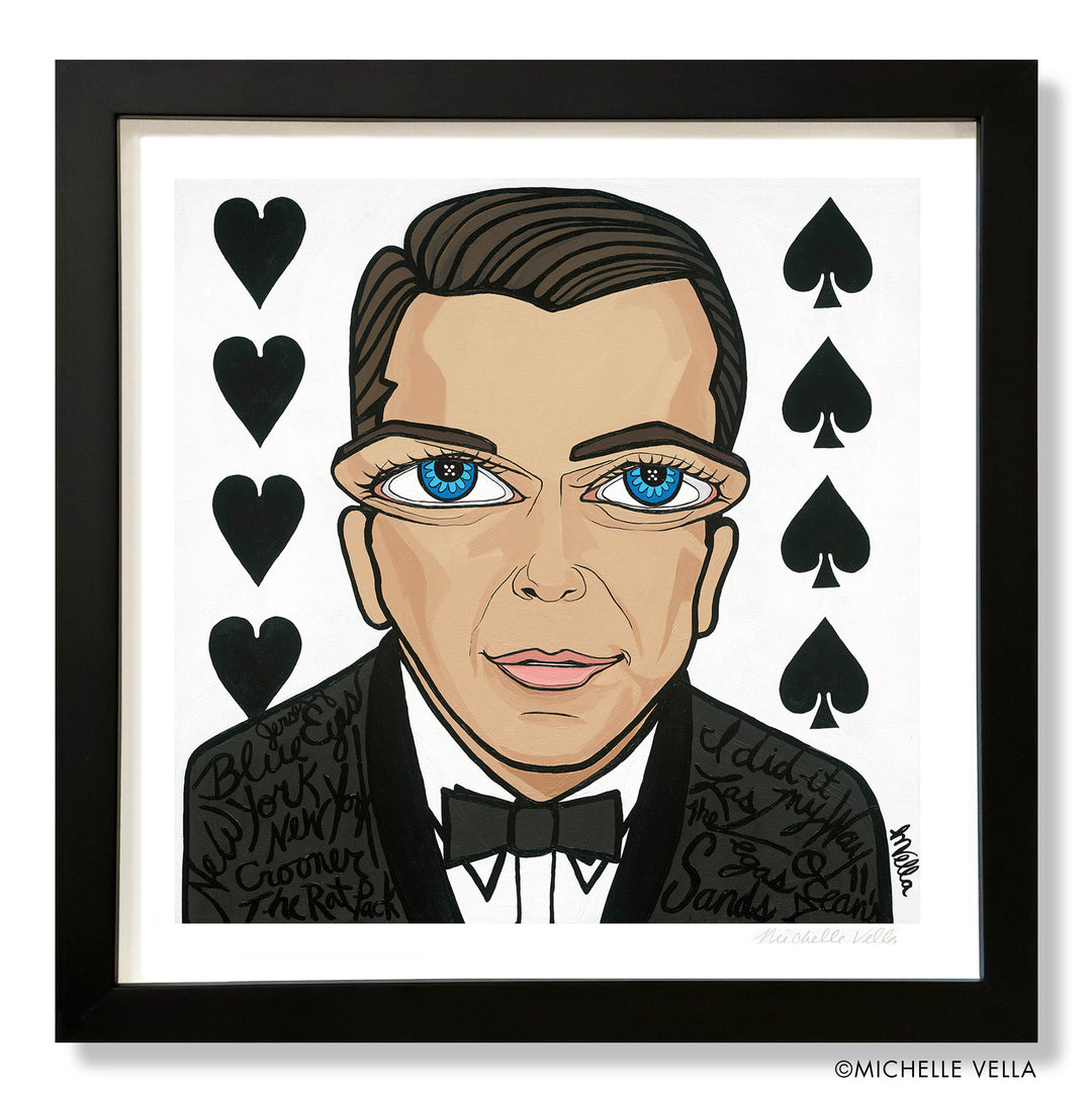 Rat Pack Blue Eyes, Limited Edition Print