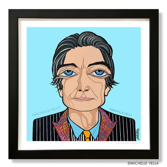 The Silent Stone on Blue, Limited Edition Print