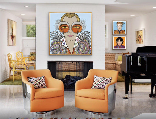 Elton John 'Rocketman' Limited Edition Print - MICHELLE VELLA