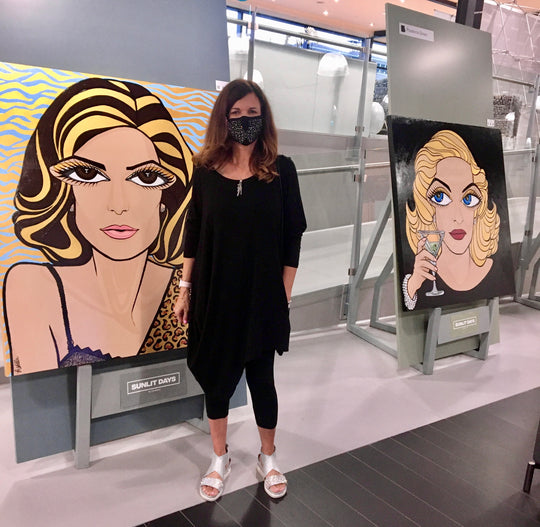 Cosentino showcasing pop artist Michelle Vella’s work at Toronto City! Showroom CosArt Event