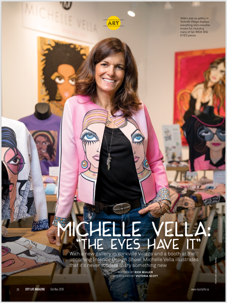 CITY LIFE MAGAZINE: MICHELLE VELLA: “THE EYES HAVE IT” - MICHELLE VELLA