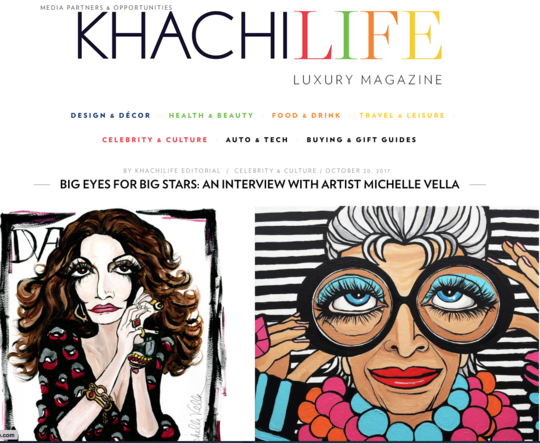 ARTIST INTERVIEW with KHACHILIFE LUXURY MAGAZINE