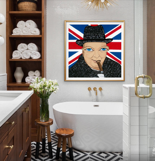 WINSTON CHURCHILL -  Limited Edition Print Release - MICHELLE VELLA