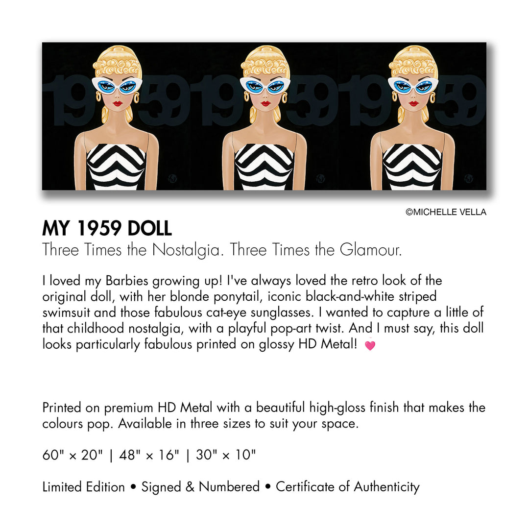 My 1959 Doll, HD Metal Limited Edition Print
