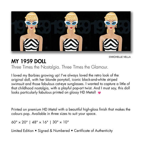 My 1959 Doll, HD Metal Limited Edition Print