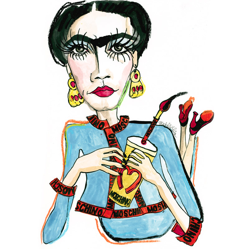 252 Frida Kahlo in Moschino, Limited Edition Print