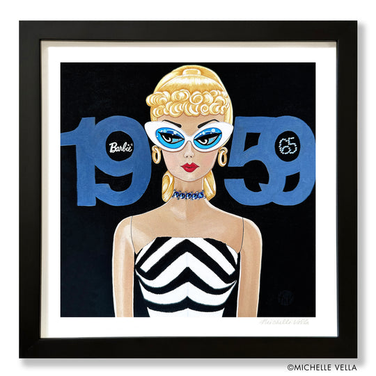 My 1959 Doll, Sapphire Embellished Limited Edition Print