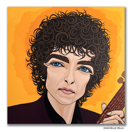 The Defiant Dylan, Bob Dylan, Original Painting