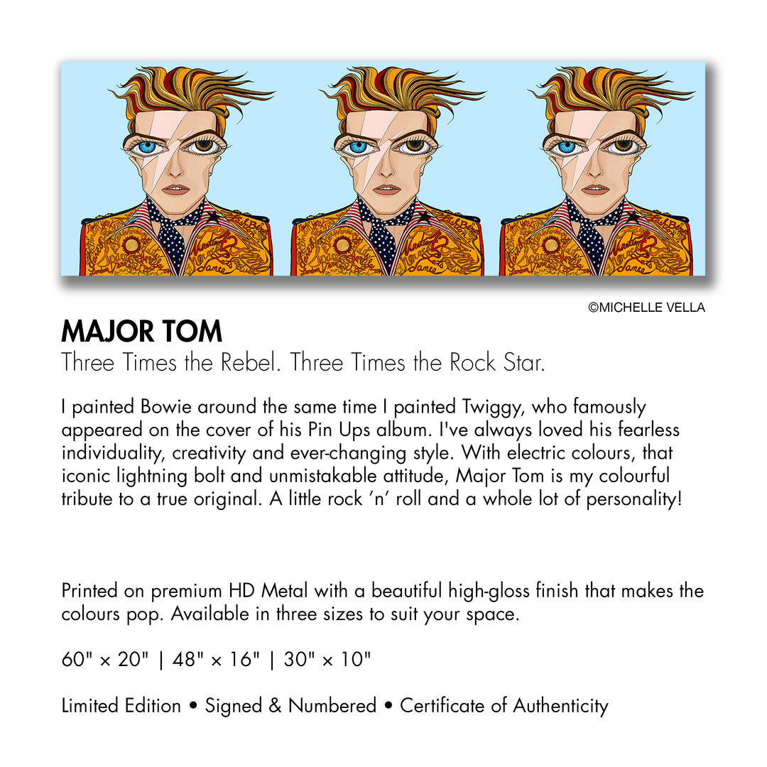 Major Tom, HD Metal Limited Edition Print
