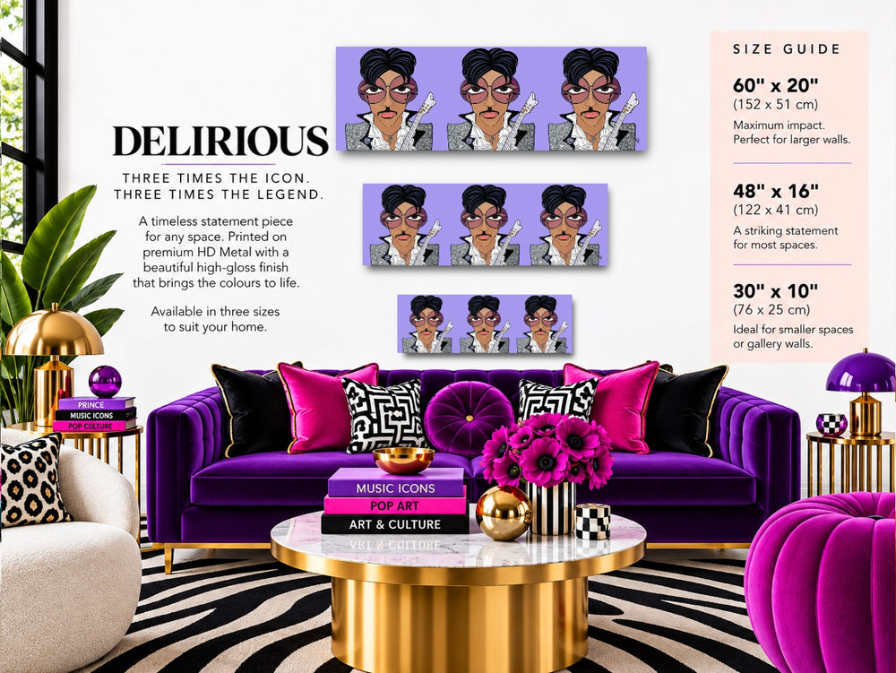 Delirious, HD Metal Limited Edition Print