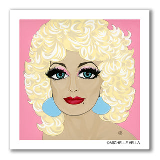 Dolly Love, Blue Eyes, Warhol Style, Limited Edition Print