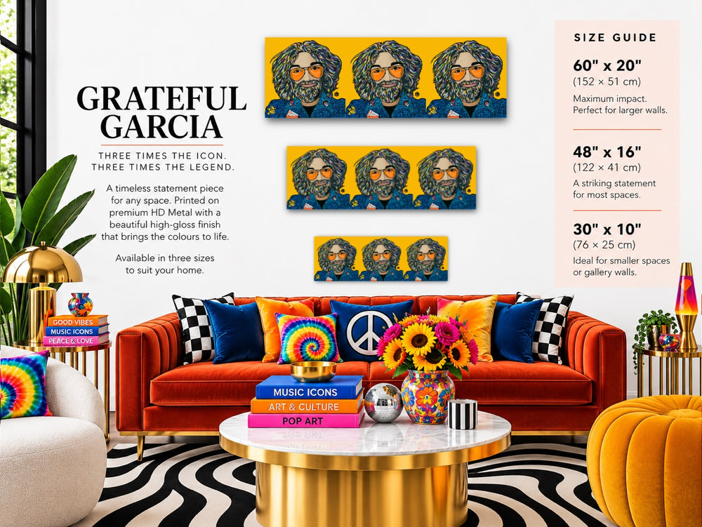 Grateful Garcia, HD Metal Limited Edition Print