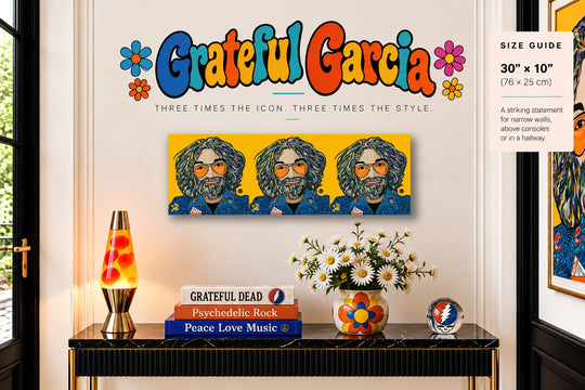 Grateful Garcia, HD Metal Limited Edition Print