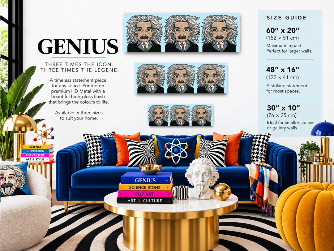 Genius, HD Metal Limited Edition Print