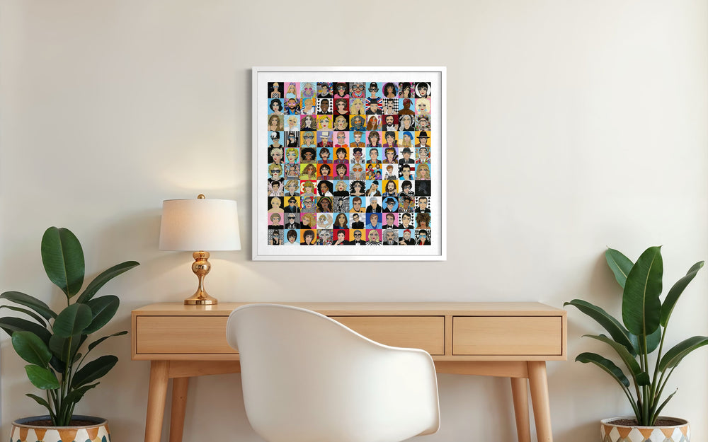 100 ICONS Limited Edition Print