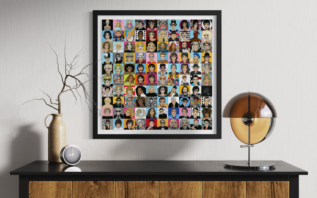 100 ICONS Limited Edition Print