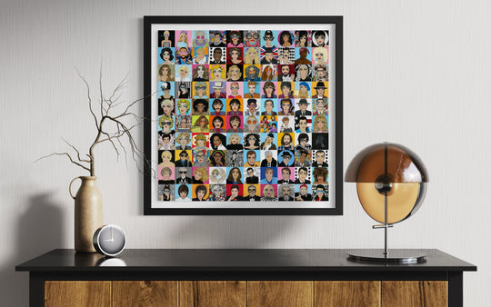 100 ICONS Limited Edition Print