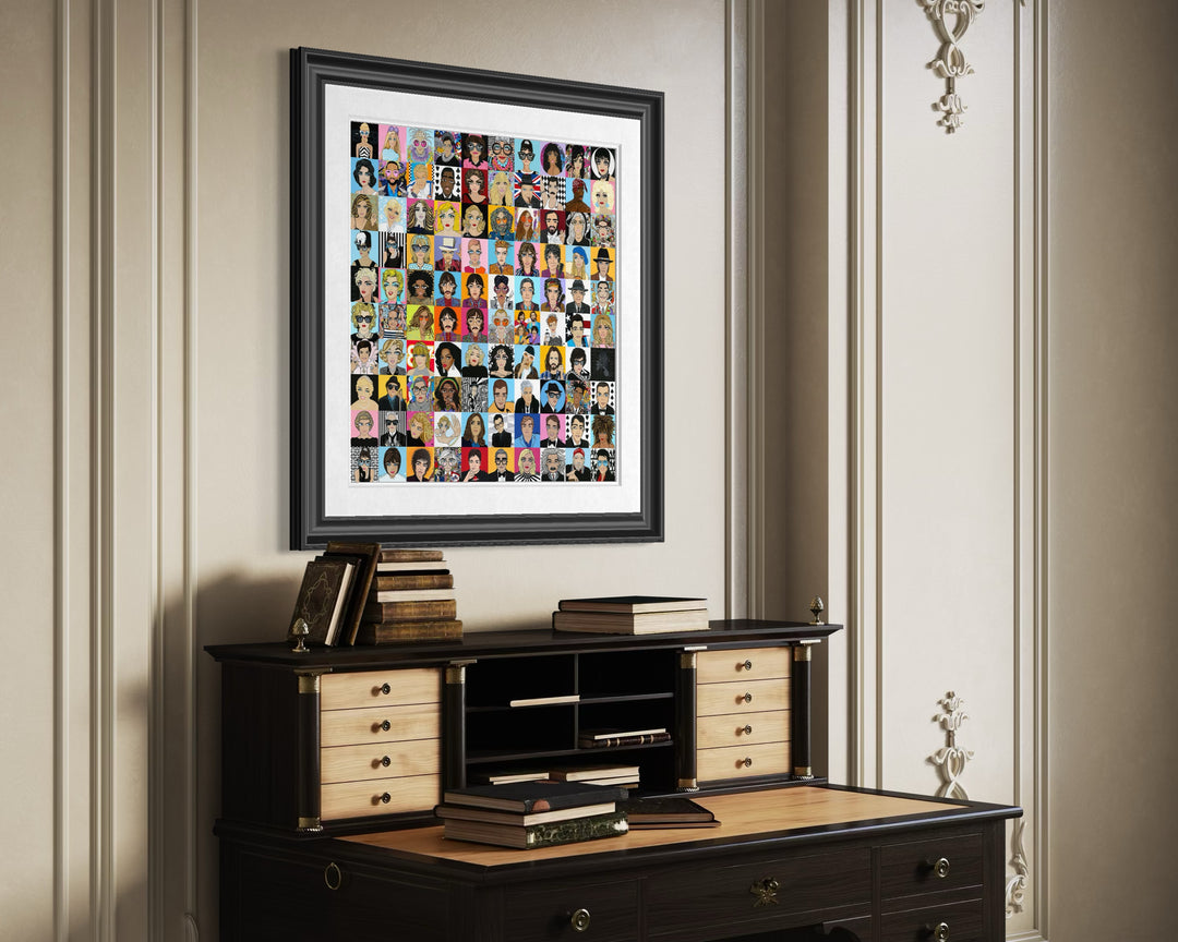 100 ICONS Limited Edition Print