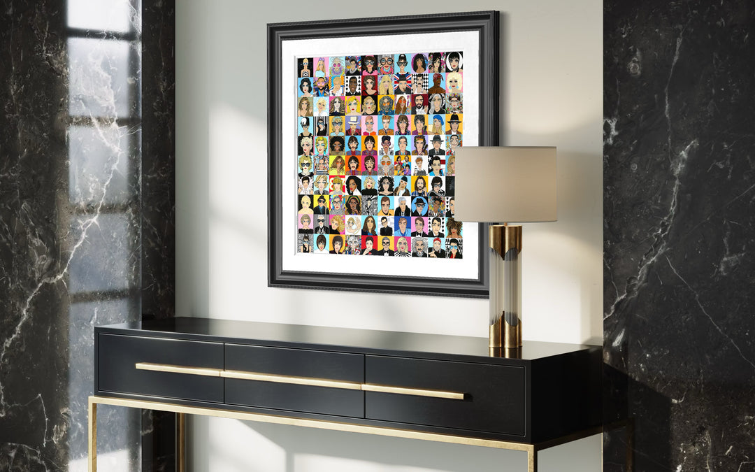 100 ICONS Limited Edition Print