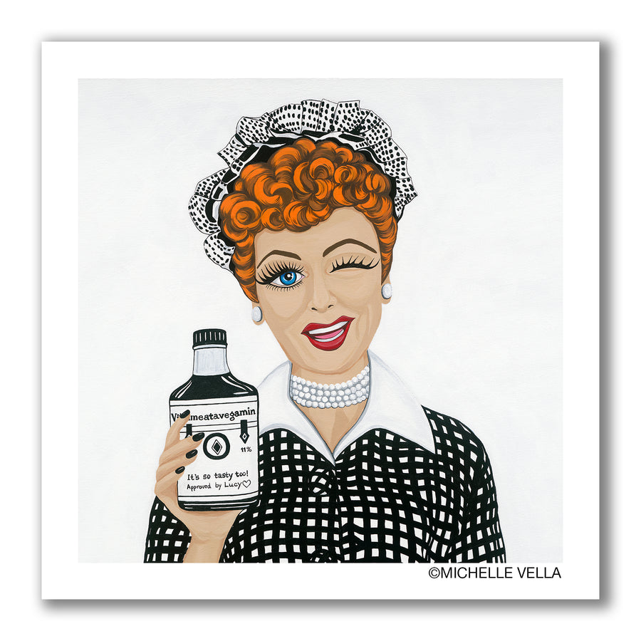Lucy Loves Vitameatavegamin, Limited Edition Print