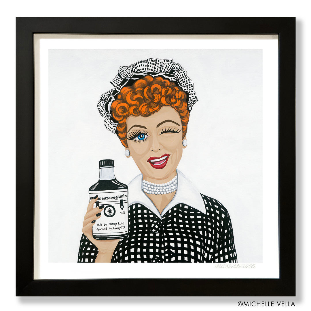 Lucy Loves Vitameatavegamin, Limited Edition Print