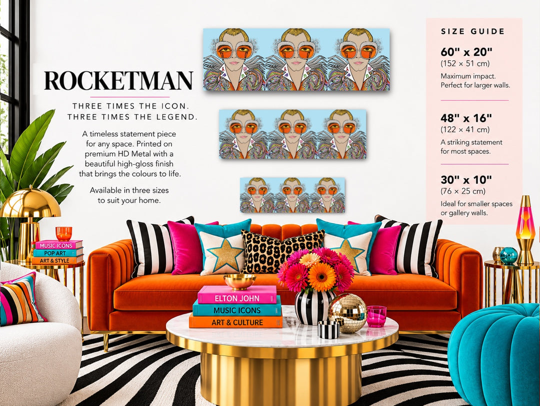 Rocketman, HD Metal Limited Edition Print
