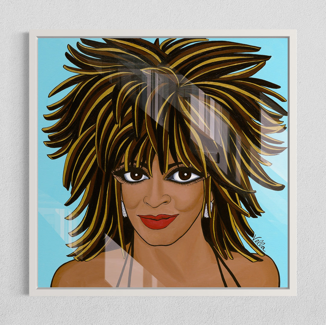 Turn It Up Tina, HD Metal Print