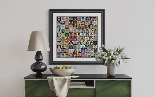 100 ICONS Limited Edition Print