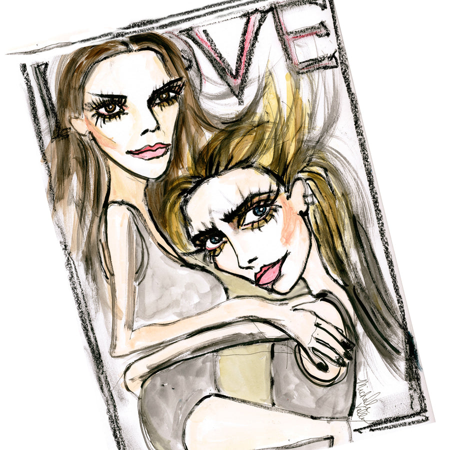 279 Kendall & Cara on Love Magazine Cover