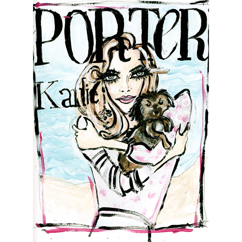 282 Karlie Kloss on the Cover of Porter 2015