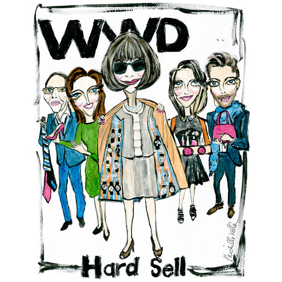 311 Anna Wintour on WWD Cover Hard Sell Inspired by Javier Munoz